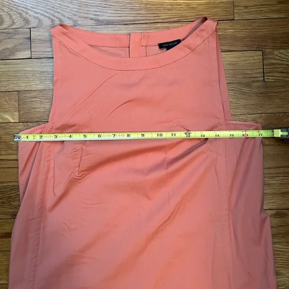 Ann Taylor Flared A Line Bateau Midi Dress Size 2 - Picture 9 of 9